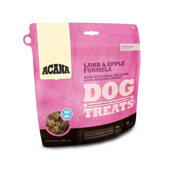 Acana Singles Lamb & Apple Freeze Dried Dog Treats  3.25 oz