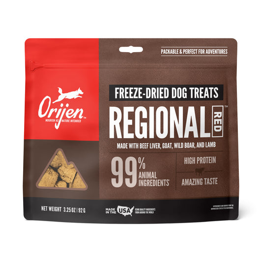 Orijen Regional Red Biologically Appropriate Freeze Dried Dog Treats  3.25 oz
