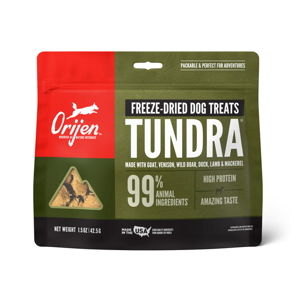 Orijen Tundra Biologically Appropriate Freeze Dried Dog Treats, 1.5 oz