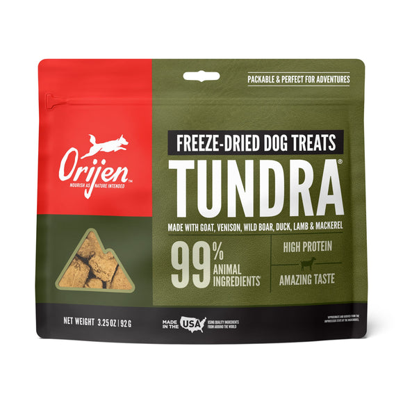 Orijen Tundra Biologically Appropriate Freeze Dried Dog Treats, 3.25 oz