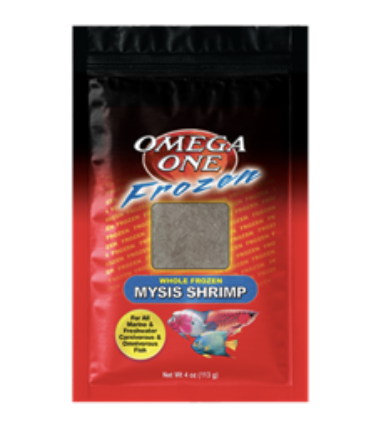 Omega Once Frozen Mysis Shrimp Flat Pack 16oz