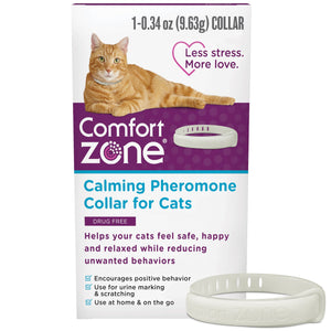 Comfort Zone Cat Calming Pheromone Collar White 1pk