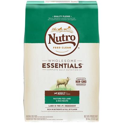NUTRO NATURAL CHOICE Adult Dry Dog Food, Lamb & Brown Rice Recipe Dog Kibble, 5 lb. Bag
