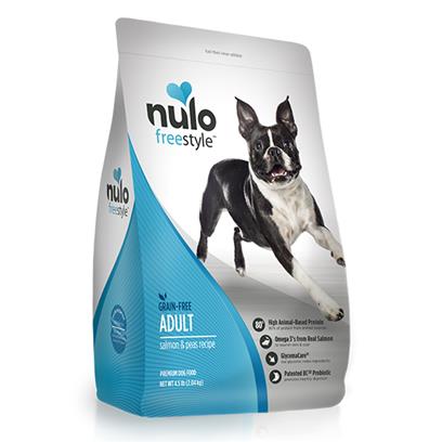 Nulo Freestyle Grain-Free Adult Salmon & Peas Dry Dog Food, 11 Lb