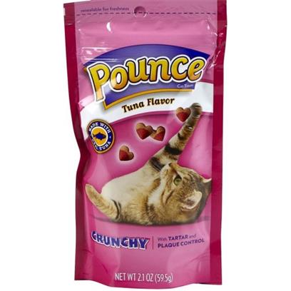 Pounce Tartar Control Crunchy Tuna Flavor Cat Treats  2.1oz