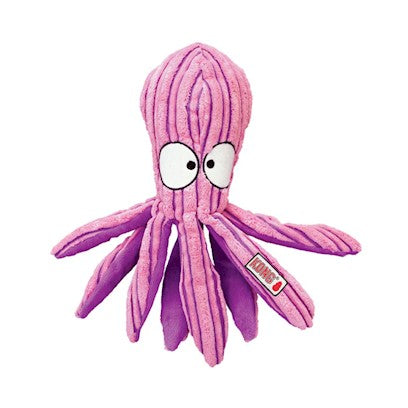 KONG Cuteseas Squeaky Octopus Dog Toy, Small, Multicolor