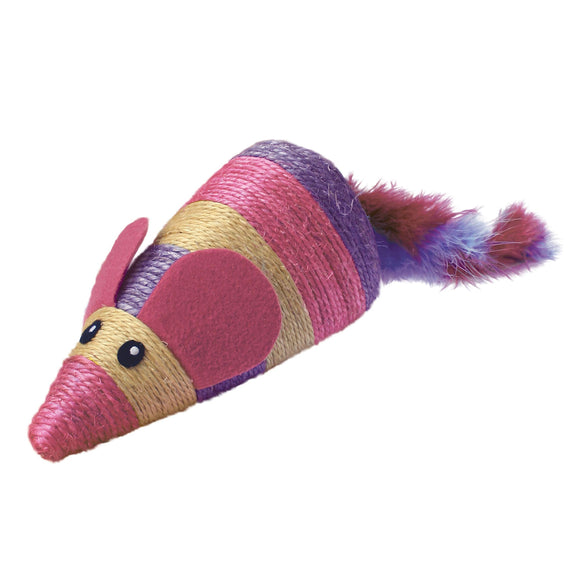 KONG Wrangler Scratch Mouse Cat Toy, Multi-Color