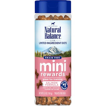 Natural Balance L.I.D Mini Rewards Soft & Chewy Salmon Recipe Dog Treats 5.3-oz