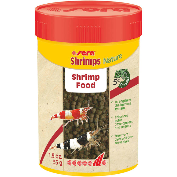 Sera Shrimps Natural Nature Food, 1.9 oz.