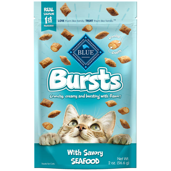 Blue Buffalo Bursts Feline Seafood Flavour Cat Treats  2 oz.