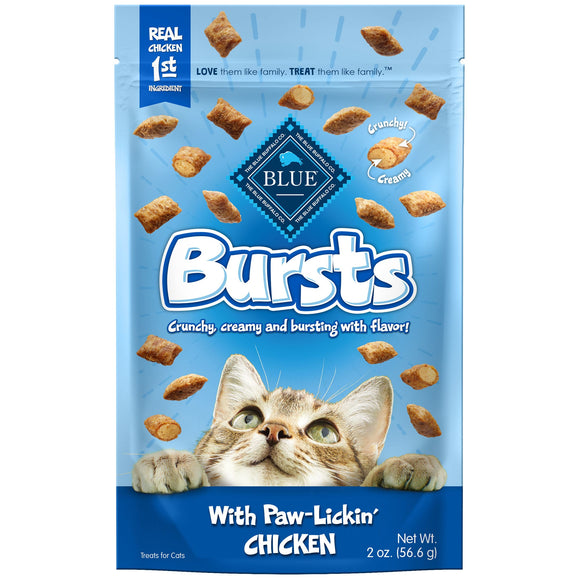 Blue Buffalo Bursts Feline Chicken Flavour Cat Treats  2 oz.