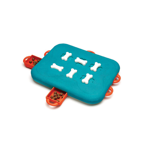 Outward Hound Casino Interactive Treat Puzzle Dog Toy  Turquoise  One-Size