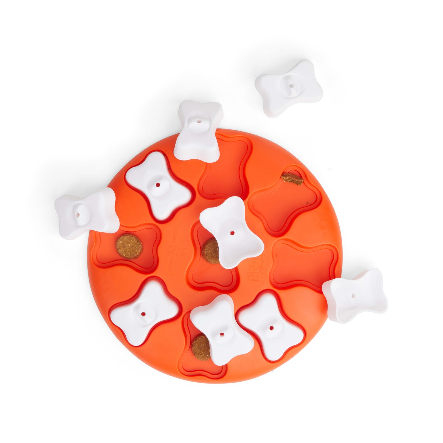 Outward Hound Smart Interactive Treat Puzzle Dog Toy  Orange  One-Size