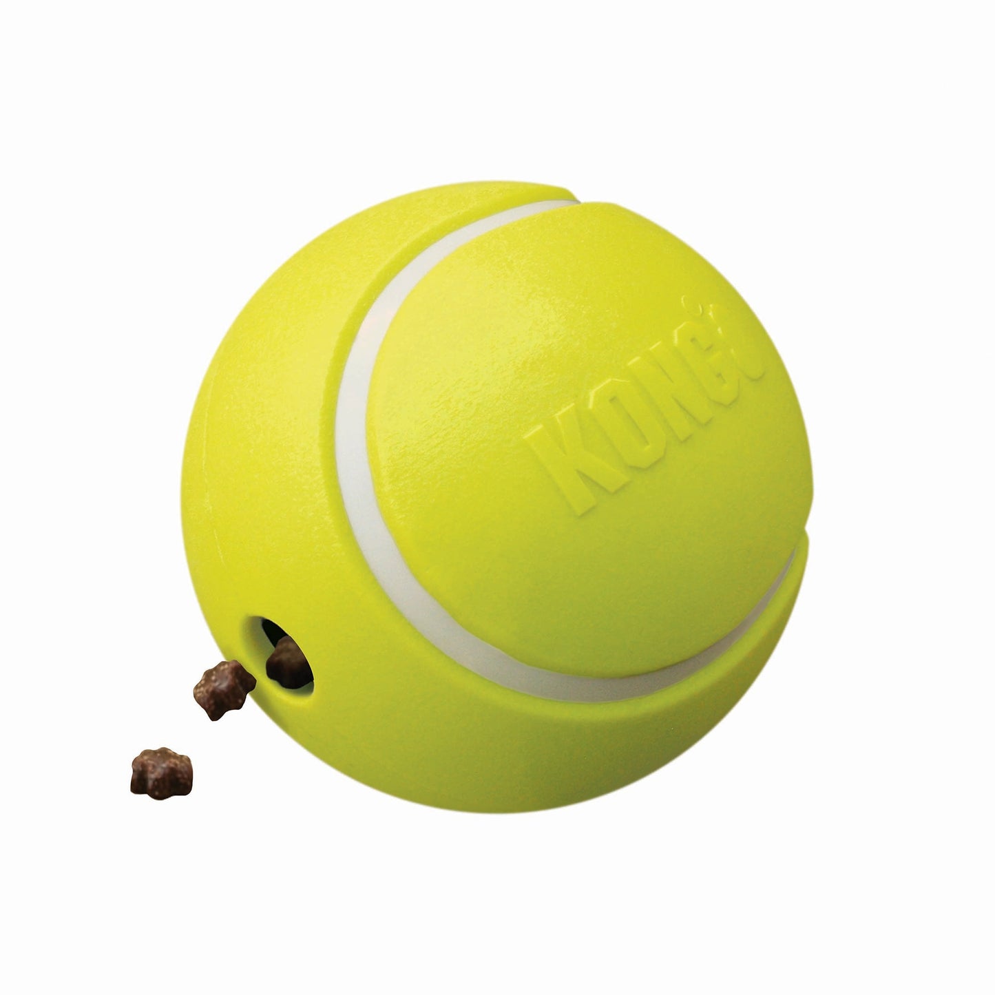 KONG Rewards Tennis Treat Dispenser Dog Toy Yellow