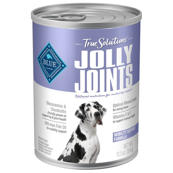Blue Buffalo True Solutions Jolly Joints Natural Mobility Support Chicken Flavor Adult Wet Dog Food, 12.5 oz.