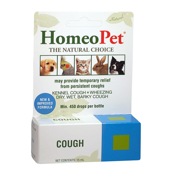 Homeopet Cough Relieve Kennel Cough for Dogs 15ml