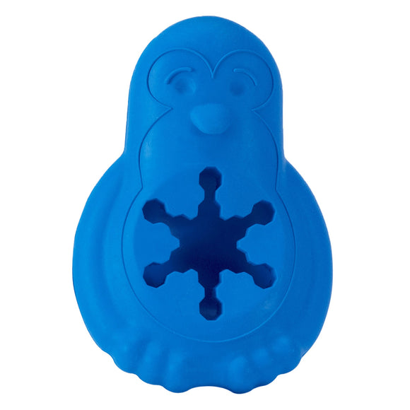 PetSafe Freezable Treat Holding Chilly Penguin Dog Toy, Small, Blue