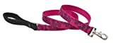 Lupine Collars and Leads 20258 1 x 4' Plum Blossom Design Dog Lead"