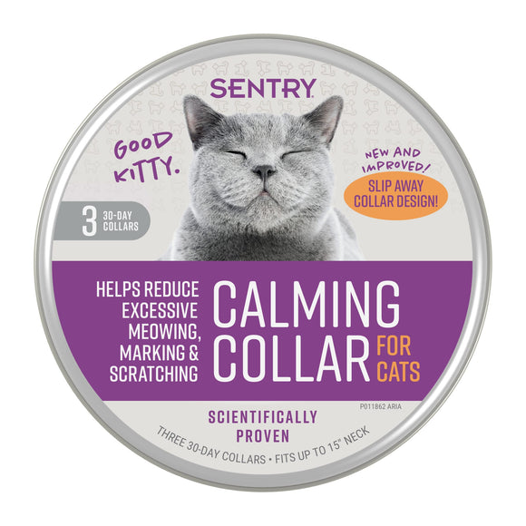 Sentry Calming Collar for Cats 3pk
