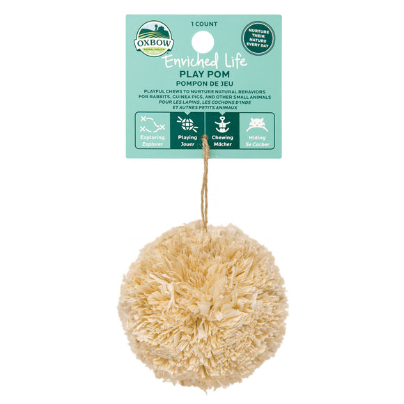 Oxbow Enriched Life Play Pom Toy for Small Animals
