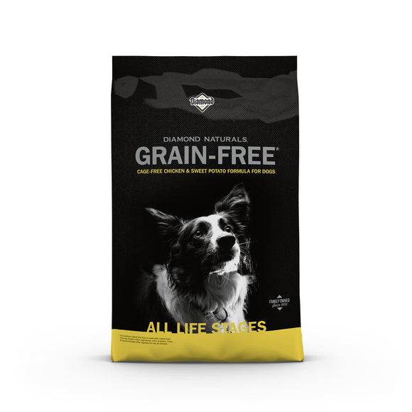 Diamond Naturals Grain Free Chicken & Sweet Potato Formula Dry Dog Food, 28 lb