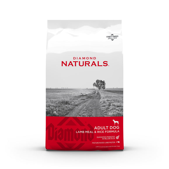 Diamond Naturals Lamb & Rice Adult Dry Dog Food, 6 Lb