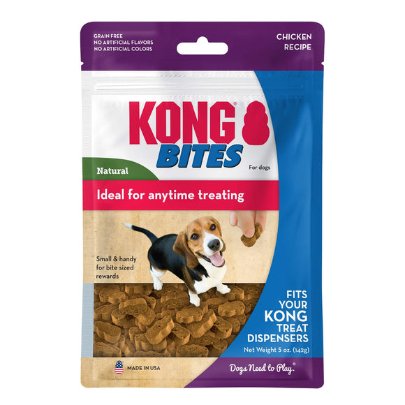 KONG Bites Chicken Chew Toy for Dogs, 5 oz.