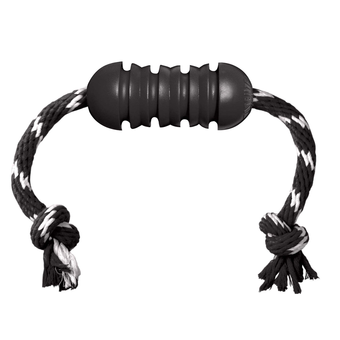 KONG Extreme Dental with Rope Dog Toy Rope with Dental Black Medium