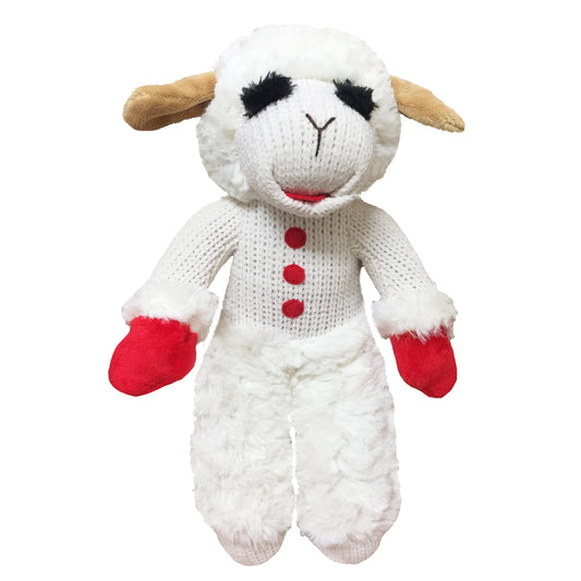 Multipet Standing Lamb Chop Plush Dog Toy, Medium