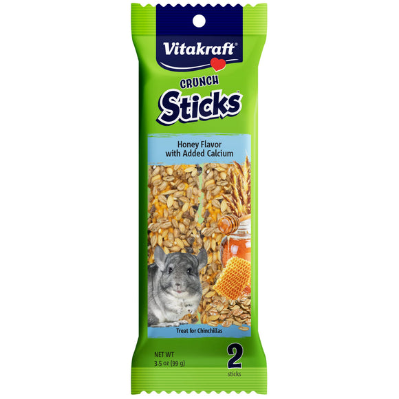 Vitakraft Calcium Crunch Sticks Chinchilla Treat, 3.5 oz.