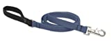 LupinePet 3/4-Inch Recycled Fiber Padded Handle Leash for 6-Feet Medium to Large Dogs, Mountain Lake