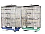 Prevue Pet Products Inc-Parakeet/cockatiel Tall Flight Cage- Assorted 26x14x36in/2 Pk (Case of 2 )