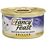 Fancy Feast Gravy Wet Cat Food  Grilled Seafood Feast in Gravy  3 oz. Can