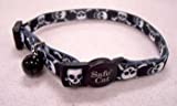 Safe Cat Fashion Adjustable Breakaway Collar  Skulls