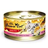 Super Premium Fussie Cat Grain Free Canned Cat Food, Chicken with Egg Formula, 2.82oz x 12cans