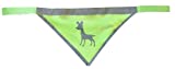 Alcott Essentials Visibility Dog Bandana, Medium, Neon Yellow with Reflective Accents Multi-Colored