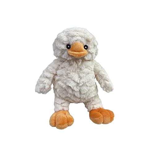 Pet Lou Duck Plush Squeker Dog Toy, 9-in