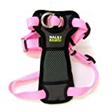 Coastal Pet Walk Right Padded Harness -  Bright Pink