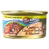 Evangers Against the Grain Grain-Free Captain s Catch with Sardine and Mackerel Wet Cat Food  2.8 Oz