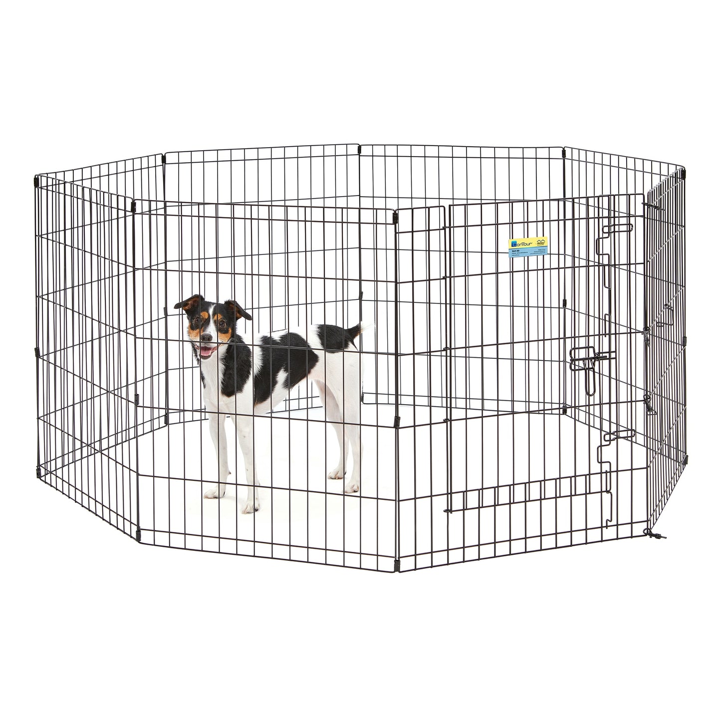 Midwest Black Contour Exercise Pen for Dogs, 30 H
