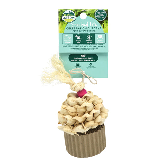 Oxbow Enriched Life Celebration Cupcake for Small Animals, .07 LB