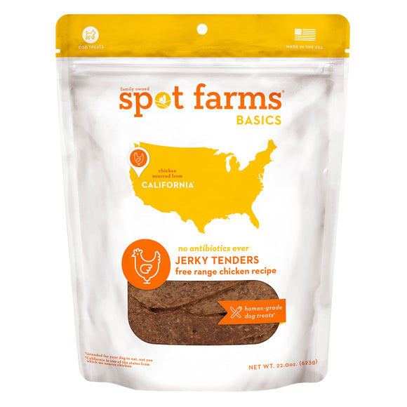 Spot Farms Basics Chicken Jerky Tenders Dog Treats 22oz