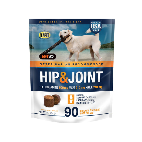 VETIQ Supplement Chews for Dogs 60ct Hip and Joint