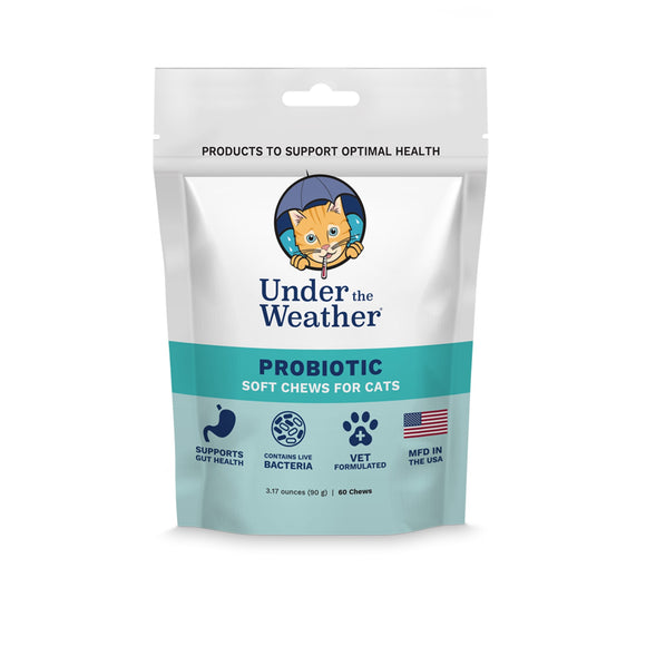 Under the Weather Probiotic Soft Chews for Cats, Count of 60
