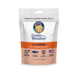 Under the Weather L-Lysine Soft Chews for Cats, Count of 60