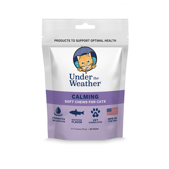 Under the Weather Soft Chews for Cats  Calming 60 count