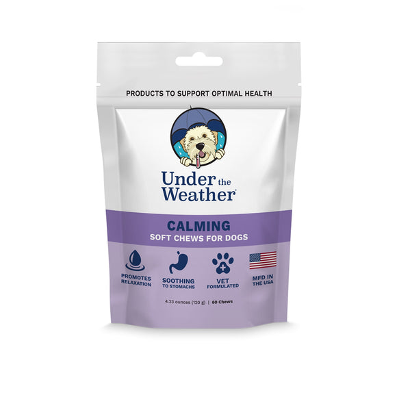 Under the Weather Calming Soft Chews for Dogs, Count of 60