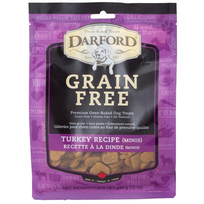 Darford Grain Free Turkey Recipe Minis Dog Treats 12oz