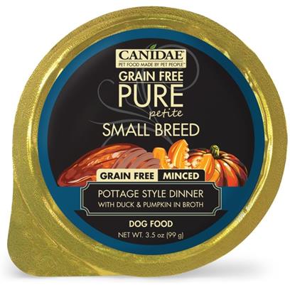 Canidae-Pure-Canidae Pure Petite Small Breed Minced Wet Food- Duck/pumpkin 3.5 Oz (Case of 12 )