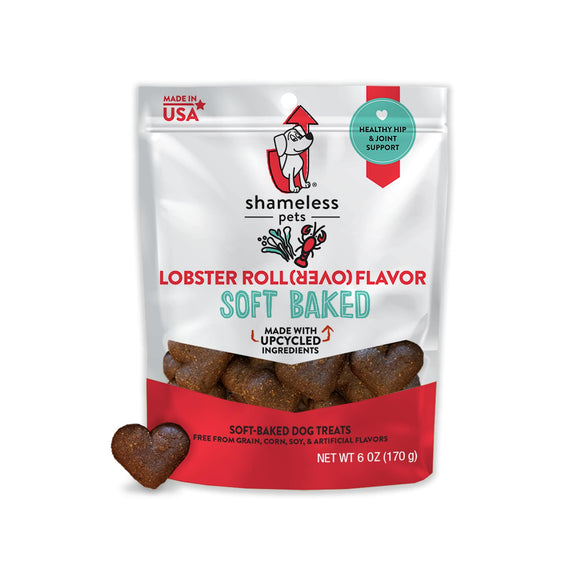 Shameless Pets  Dry Lobster Rollover Flavor Fresh Dog  Biscuit Treats 6oz